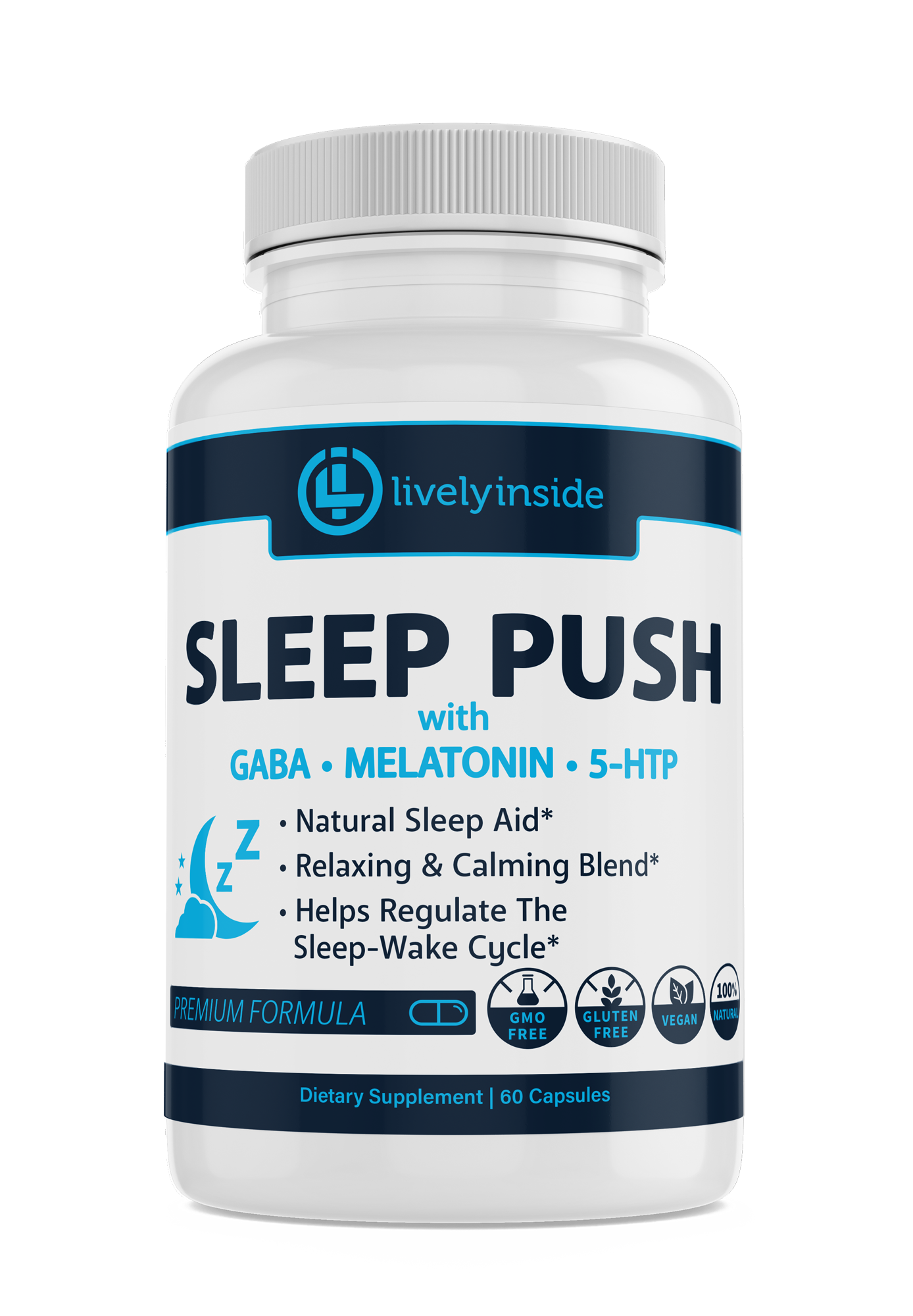 Sleep Push (with Tryptophan, Melatonin, Gaba and 5HTP)